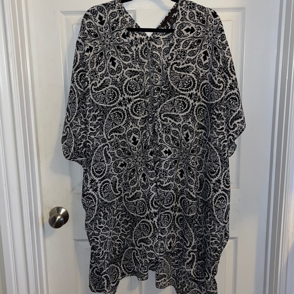 NWT Swim Tie Front Coverup